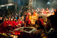 2018-01 Arati on the Ganga, Rishikesh